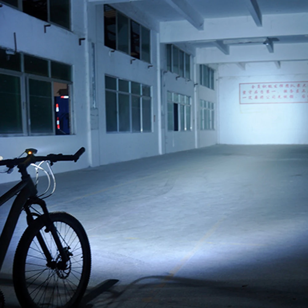 2T6 LED 자전거 라이트 MTB 자전거 전조등 방수 알루미늄 합금 800LM 산악 자전거 전방 경고등