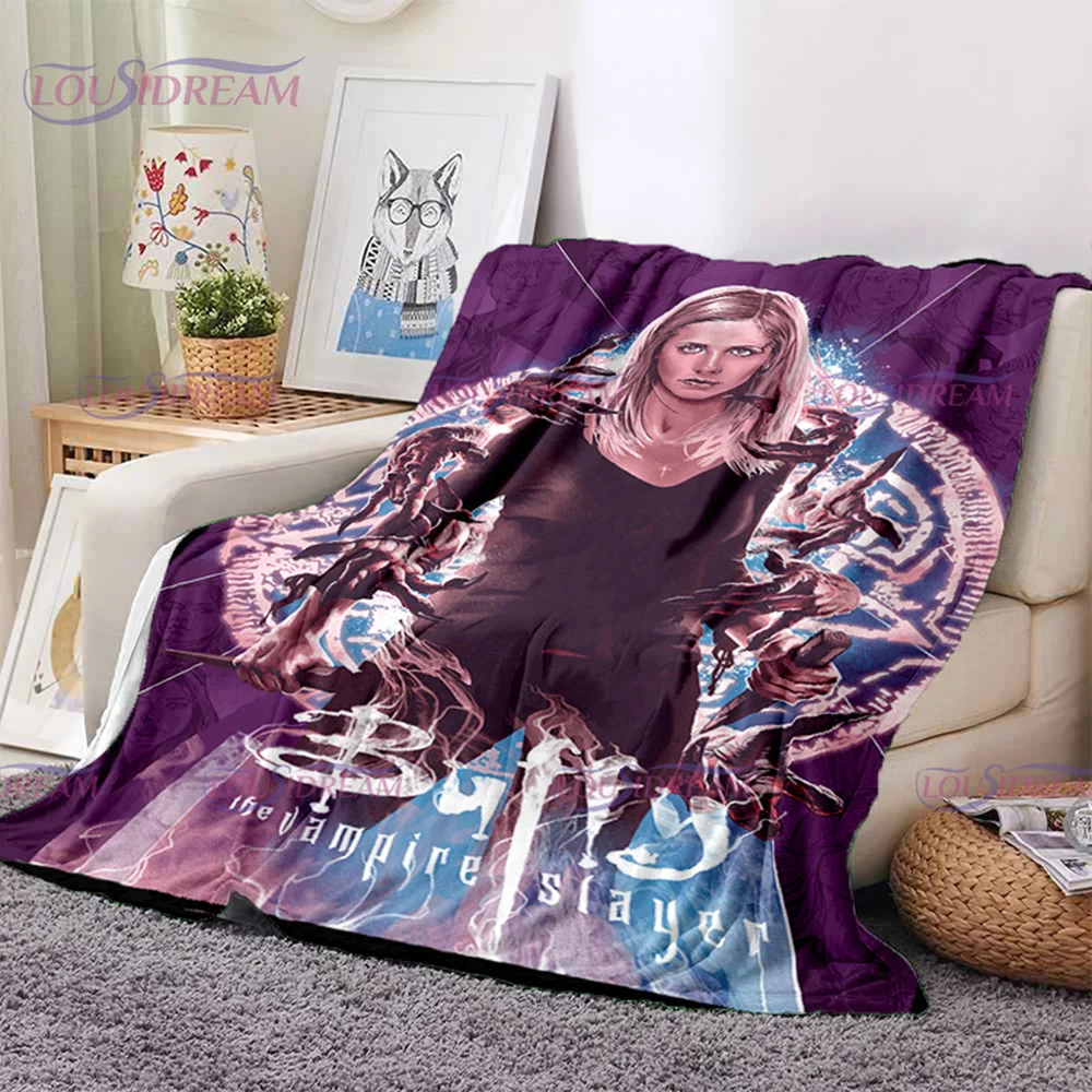 

Buffy The Vampire Slayer Blanket Sofa Blanket for Beds Soft Warm Blanket Cover Throw Blanket Portable Travel Throw Blanket Queen