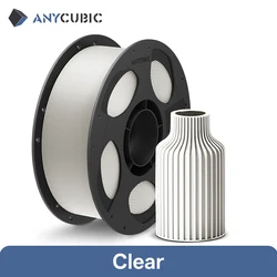 Multicolor PLA Filament 1.75mm, 1kg Roll - Premium 3D Printing Material (Clear)