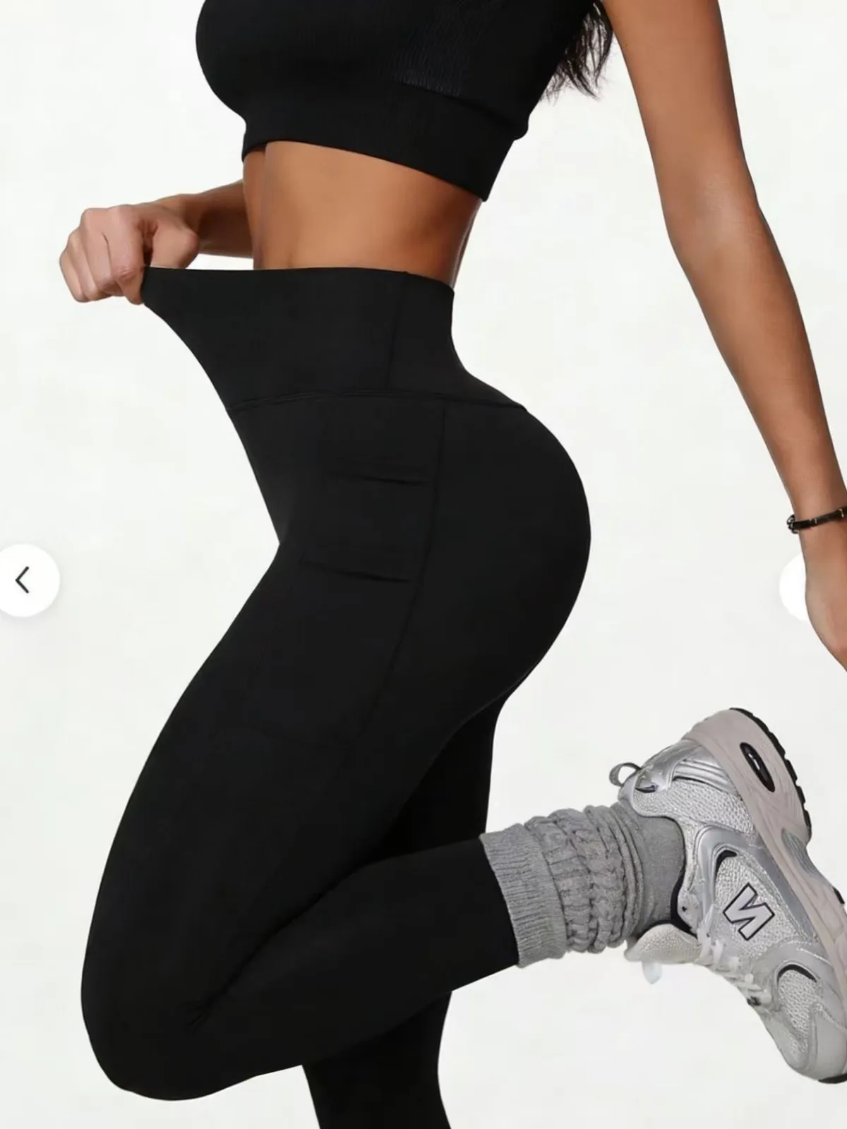 High-Waist Yoga Pants Nine-Length Nude Sensation Sports Outdoor Tight Bottoming Pants for Women 3