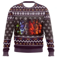 New Year Hot Selling Autumn and Winter Oversized Pullover for Mens Christmas Gift Ugly Sweater for Women Santa Claus O-Neck Tops 2