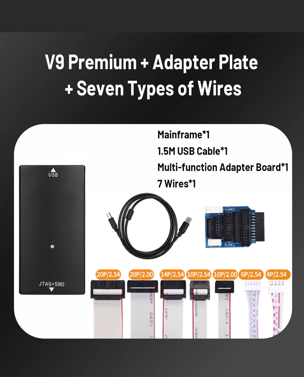 Hochgeschwindigkeits-Emulator für J-Link V9 JLink USB JTAG Debugger-Emulator für J-Link V11 V11P STM32F103C8T6 STM MCU V11 – Detail 9