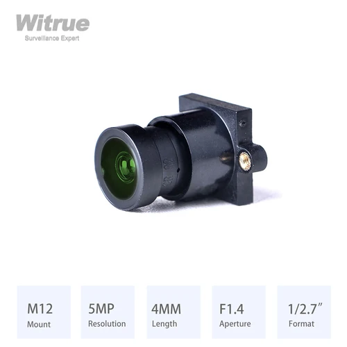 Witrue-스타라이트 렌즈 M12 * P0.5 마운트 HD 5MP 4MM 조리개 F1.4 포맷 1/2.7 ", 감시 카메라 CCTV 액세서리 용 2