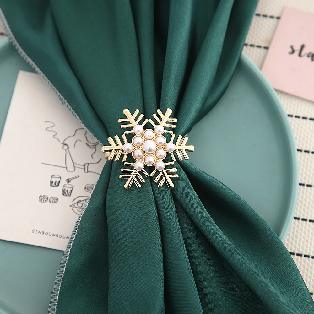 Set Di 4 Portatovaglioli Natalizi In Tessuto Verde – Decorazione Tavola Per Feste, Matrimoni E Ringraziamento