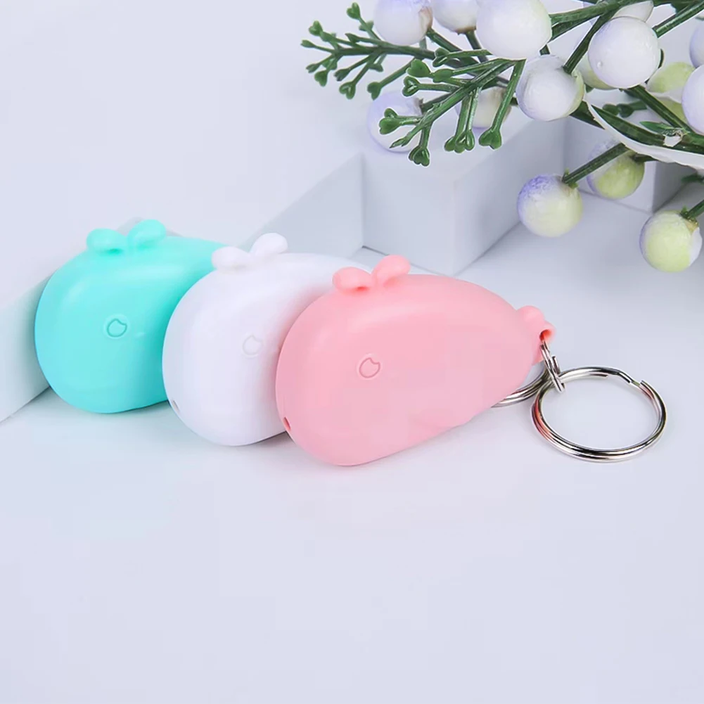 Whale Whistle Sound Anti-Lost Alarm Key Finder Locator Portable Pet Child Anti-Theft Locator With LED Flashlight