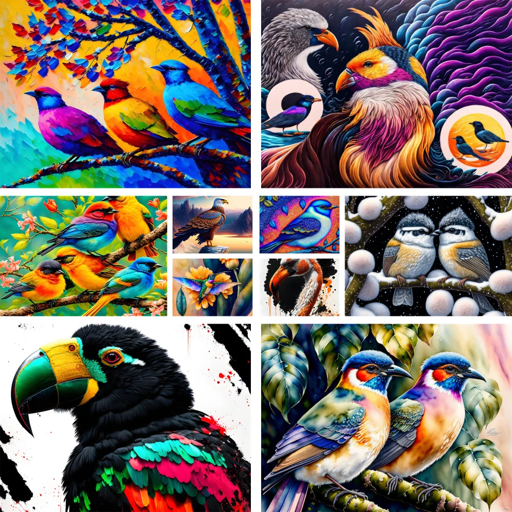 5D Diamond Painting Bird Eagle Party Decoration Diamond Art Tools