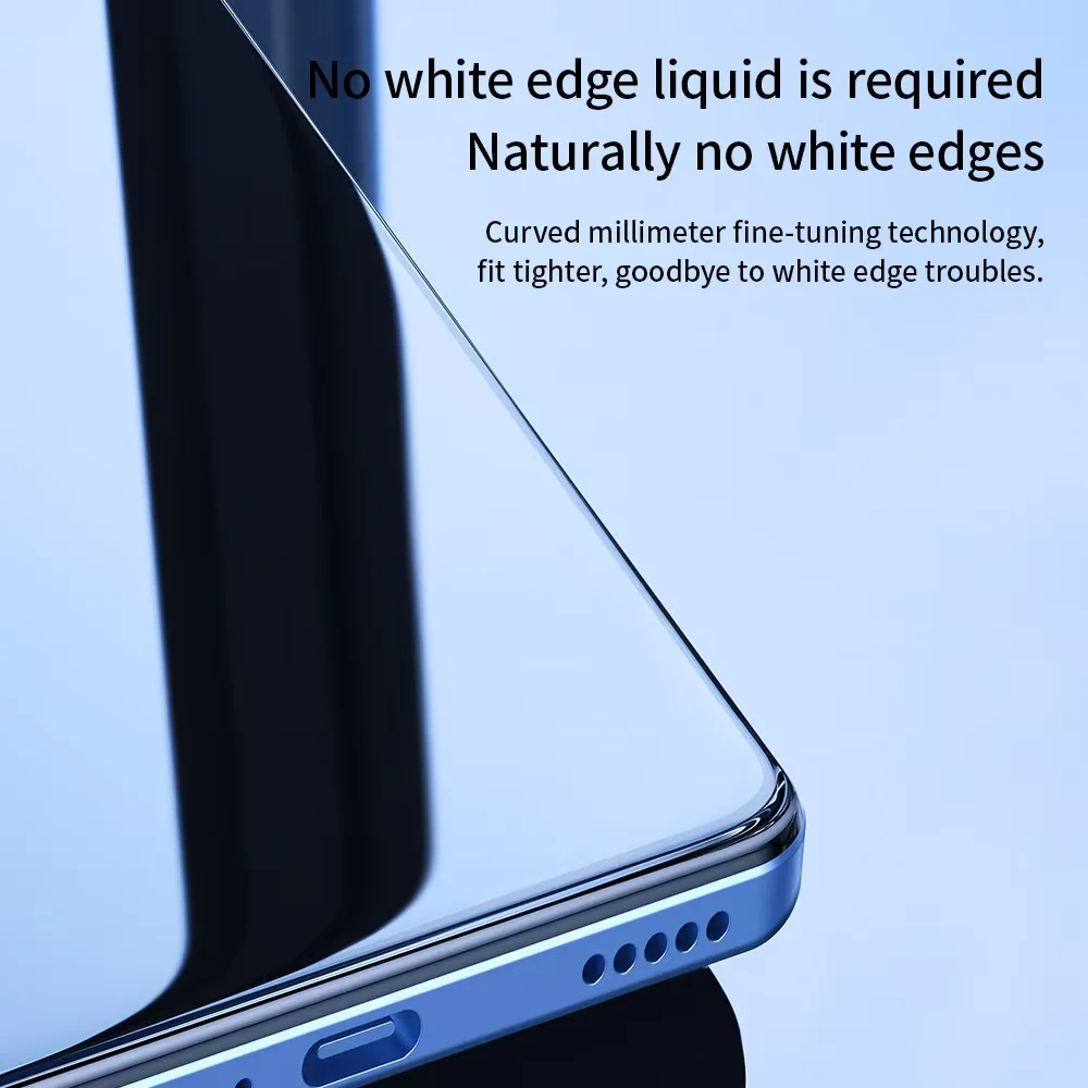 Full Coverage Clear Privacy Tempered Glass Screen Protector