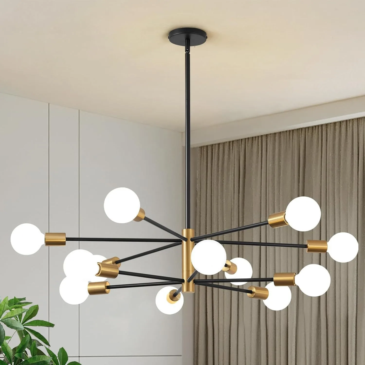 Nordic LED Bean Pendant Light Chandelier image 9