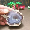 Natural Energy Agate Crystal Hole Tablet, Cluster, Beautiful Home Decor, Reiki Gift, Energy 5