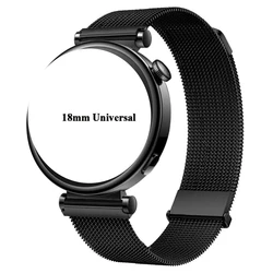 Elegant Milanese Adjustable Fashion Bracelet for Xiaomi S4 41mm (Black)