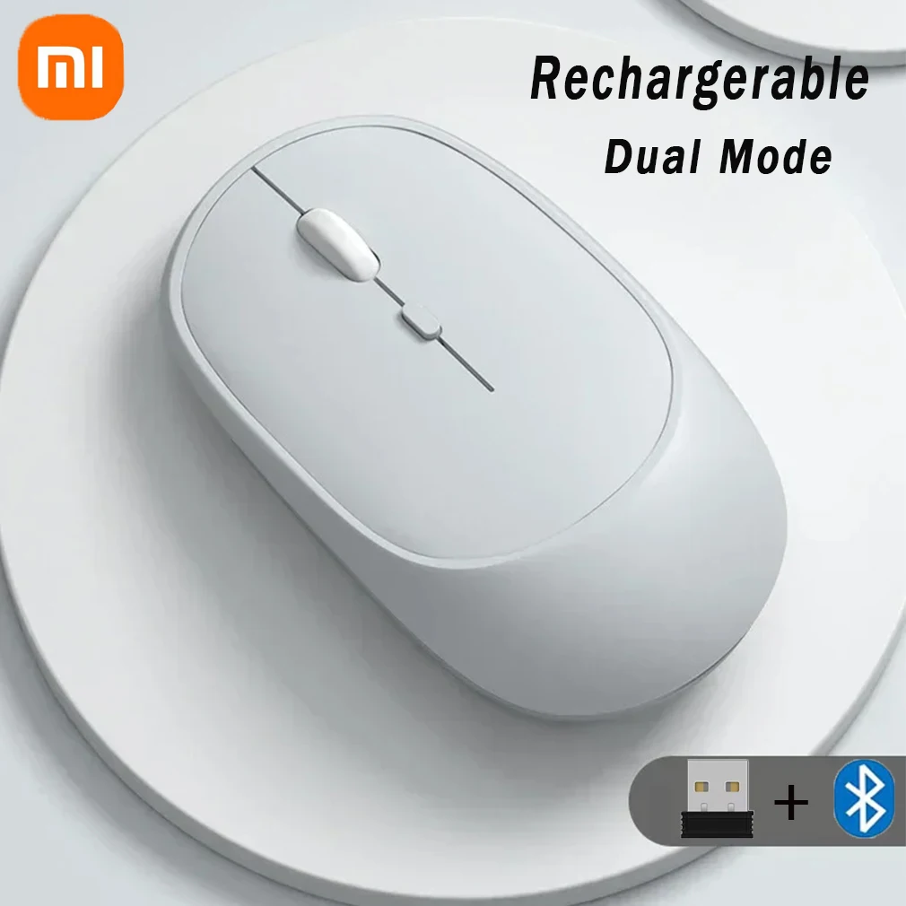 

Беспроводная перезаряжаемая игровая мышь Xiaomi 2,4G мышь Bluetooth компьютерные мыши для ноутбука ПК планшета бесшумные эргономичные Беспроводные мыши