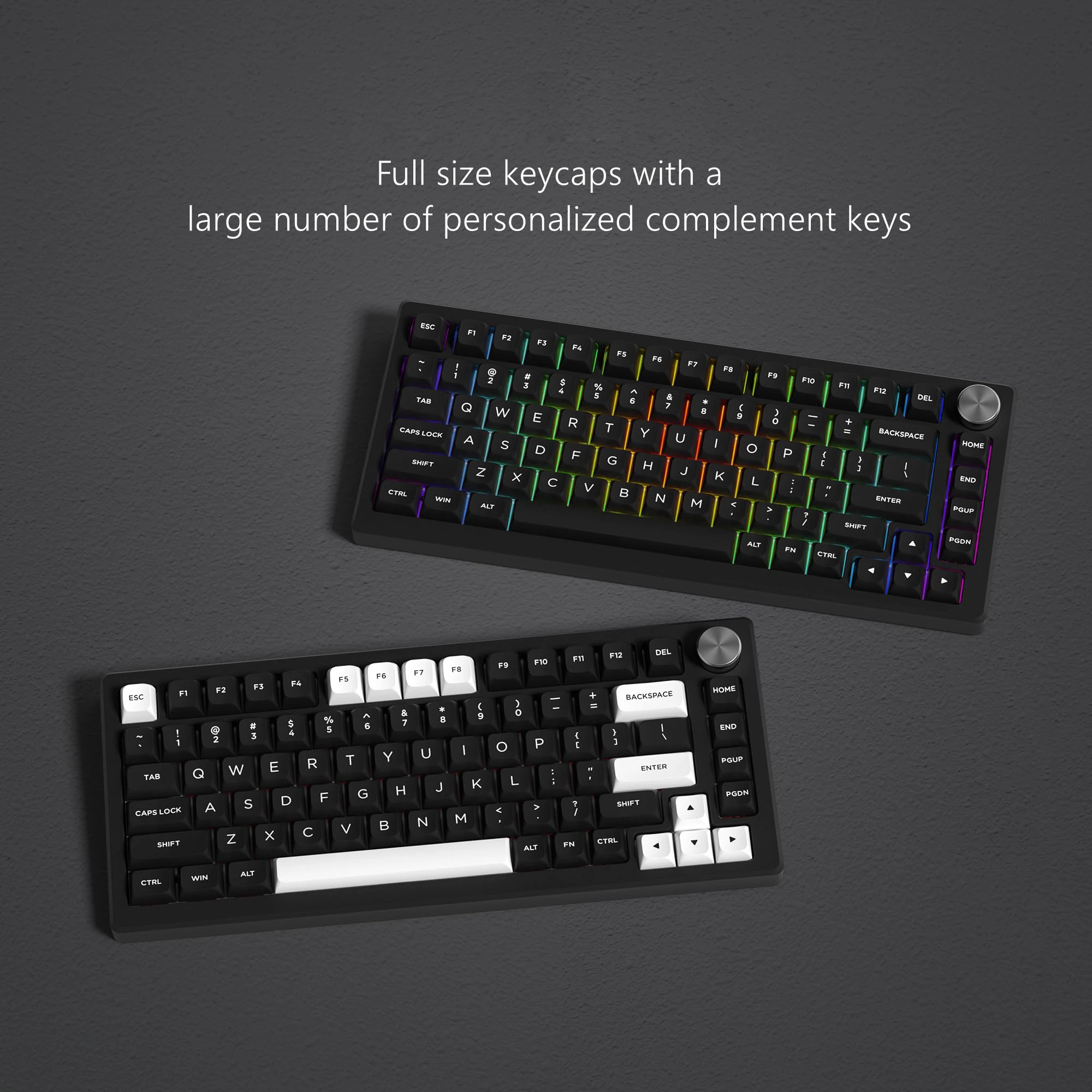 Personalizado Minimalista Estilo Pbt Keycap Double Shot Keycaps Isa Perfil para Gateron mx Switches Teclado Mecânico Wob Bow 189 Chaves - Imagem 6