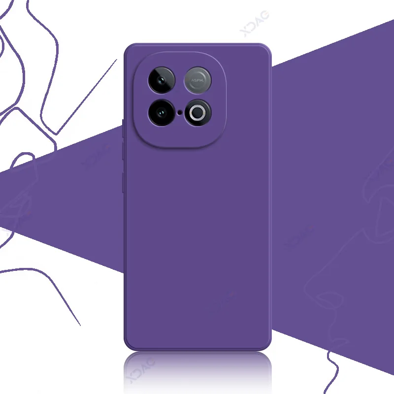 Luxurious Silicone Soft Back Cover with 360° Protection & Waterproof Design