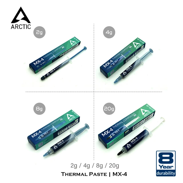 Pasta Térmica ARCTIC MX4 para CPU 20gm