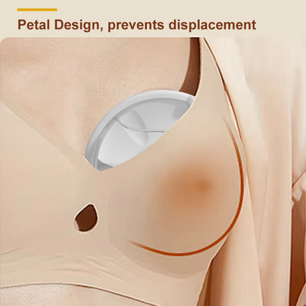 2pcs Wearable Milk Saver for Breastfeeding Manual Breastmilk Collector Silicone Catcher for Collecting Leaking 30mlCapacity Milk 4