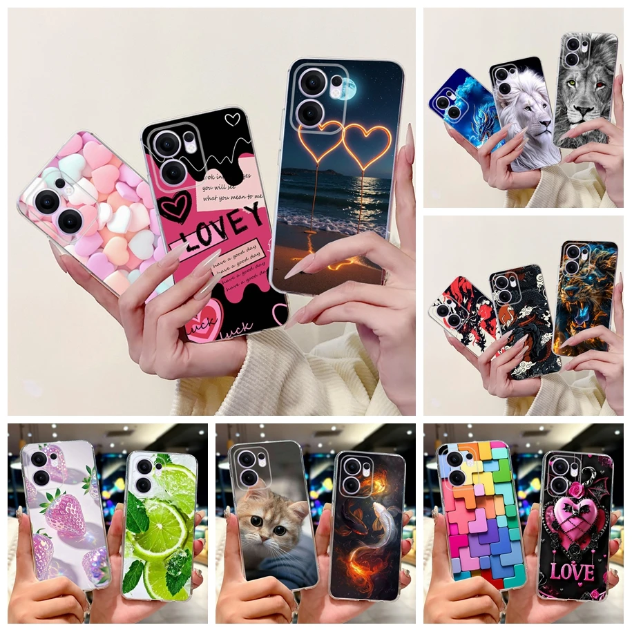 Lovely Cat Lion Dragon Soft Slim Silicone Phone Case - Shockproof Bumper