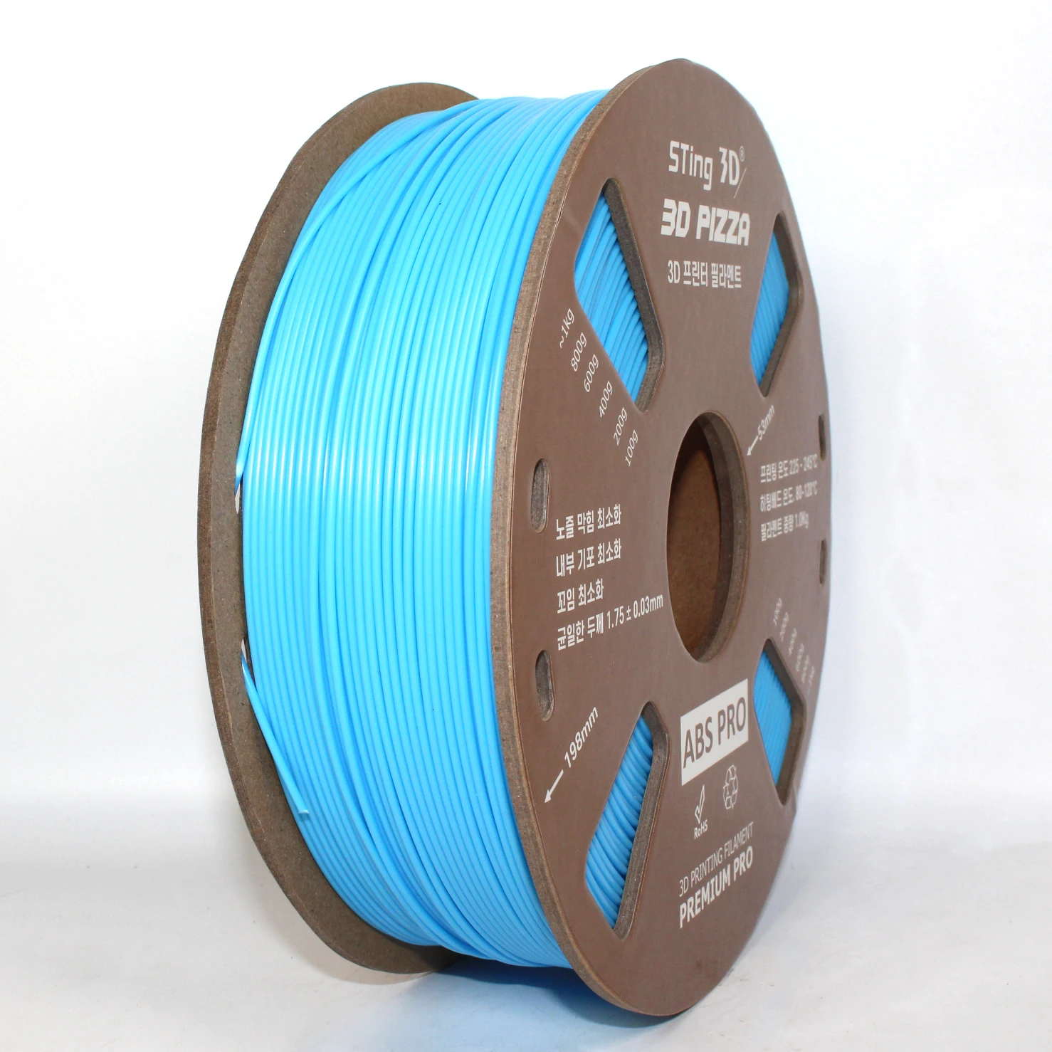 

Sting3d professional supplier High Quality custom 3d printer filament PLA/ABS/PETG 1kg 1.75mm pla 3d filament