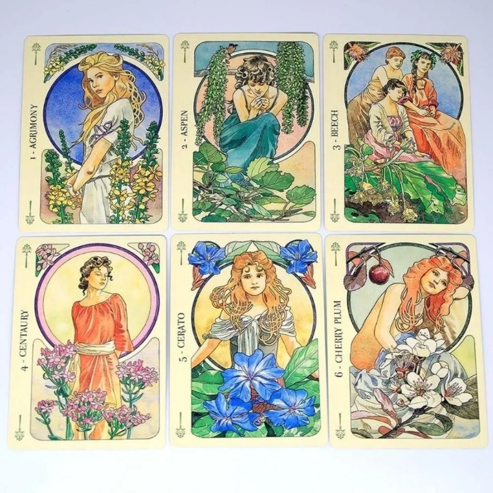 Oracle Flowers Leisure Cards Party Board Game Fortune-Telling Prophecy Tarot Deck 6