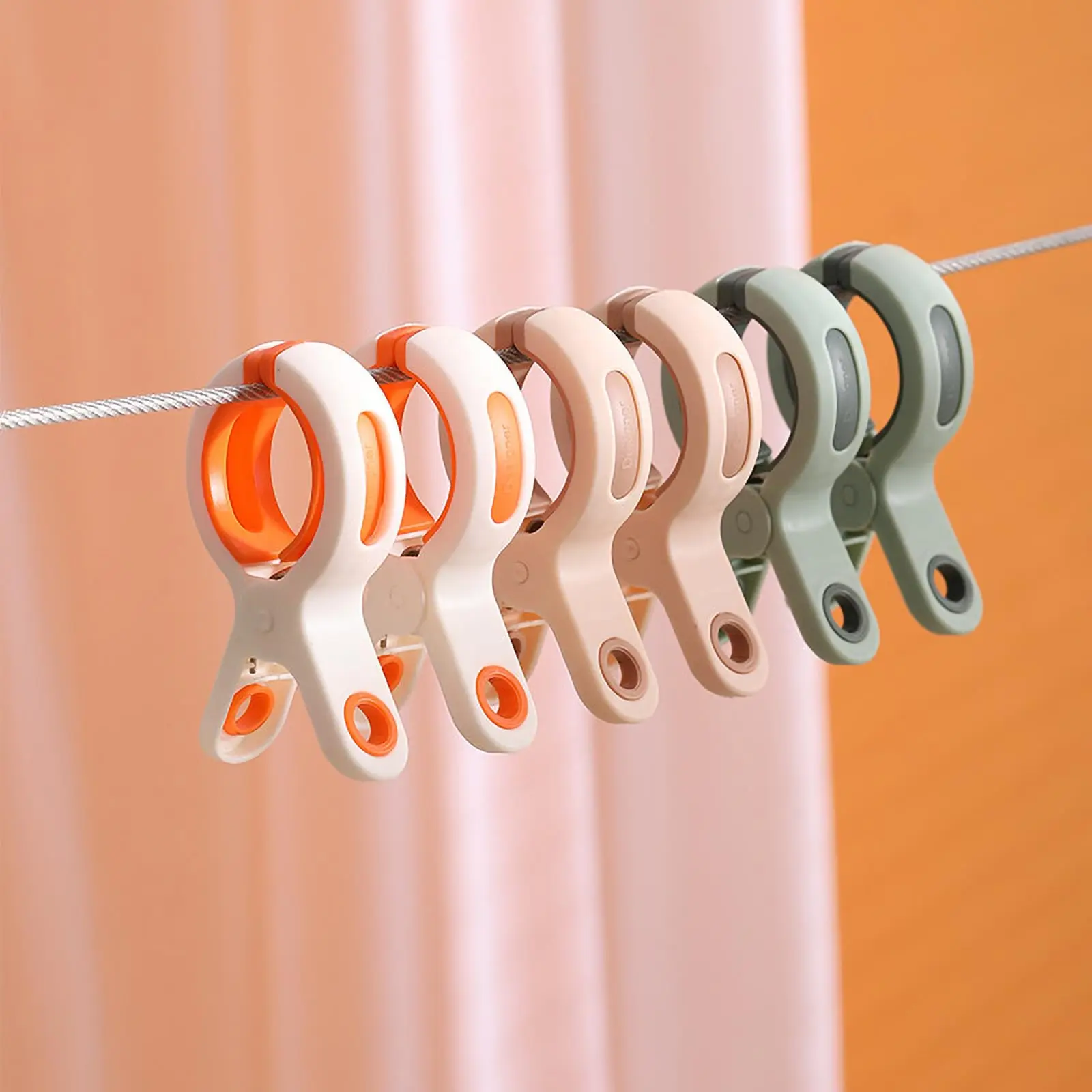 Beach Towel Clips Reusable Large Windproof Clothes Pegs Plastic Strong Clothespins Laundry Tong Blankets Coats Towel 12 Pack