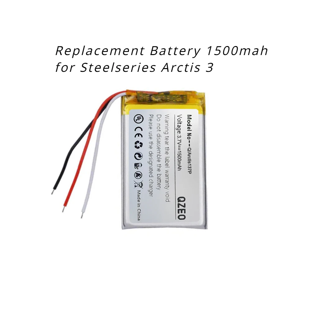 Enhanced Wireless Headset Replacement Battery