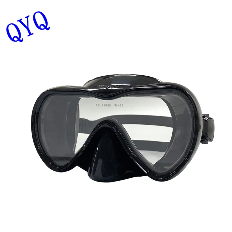 Qyq Professional Scuba Diving Mask Snorkeling Suit Gonna In Silicone Per Adulti Occhiali Antiappannamento Attrezzatura Per Piscina