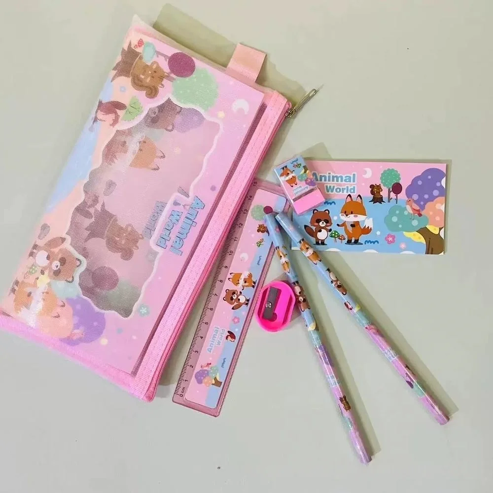 Capybara-Briefpapier-Set für Kinder, Geschenk, Stifte, Aufkleber, Allzweckmesser, Schreibwaren, Geschenkbox, zurück zur Schule, Lernen, Geburtstagsgeschenk – Detail 26