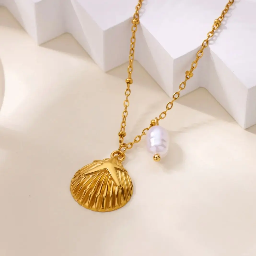 Shell Stainless Steel Necklaces For Women Necklace