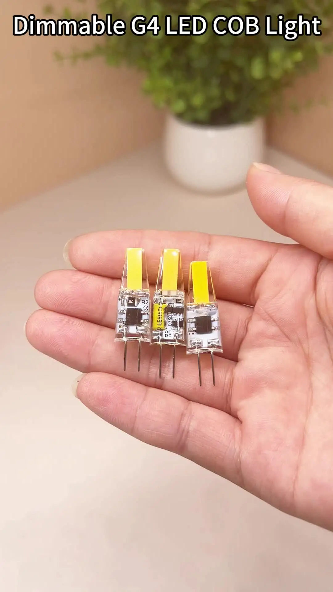 10 stuks led g4 bi-pin lampen 2w lampen met hoog rendement, geen