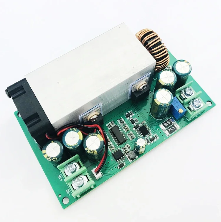 DC-DC 600W 25A 스텝다운 전원 공급 장치(팬 벅 포함) 가변 전압 변환기 모듈 arduino 보드 모듈용 12-75V 2.5-50V