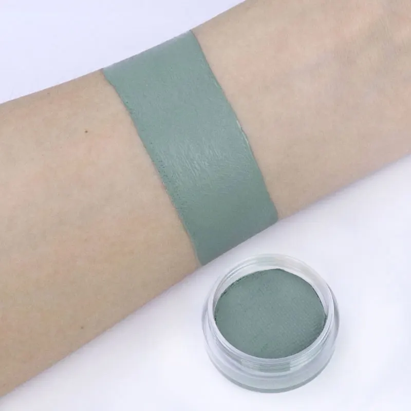 2023 New 30g/pc Green Water Based Face And Body Paint Non-toxic Professional Makeup Pigment For Halloween Costume 4