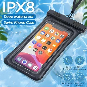 IPX8 Universal Waterproof Phone Cases for IPhone 15 14 13 12 11 Water Proof Bag Swim Cover for Samsung Huawei Xiaomi Oppo Vivo