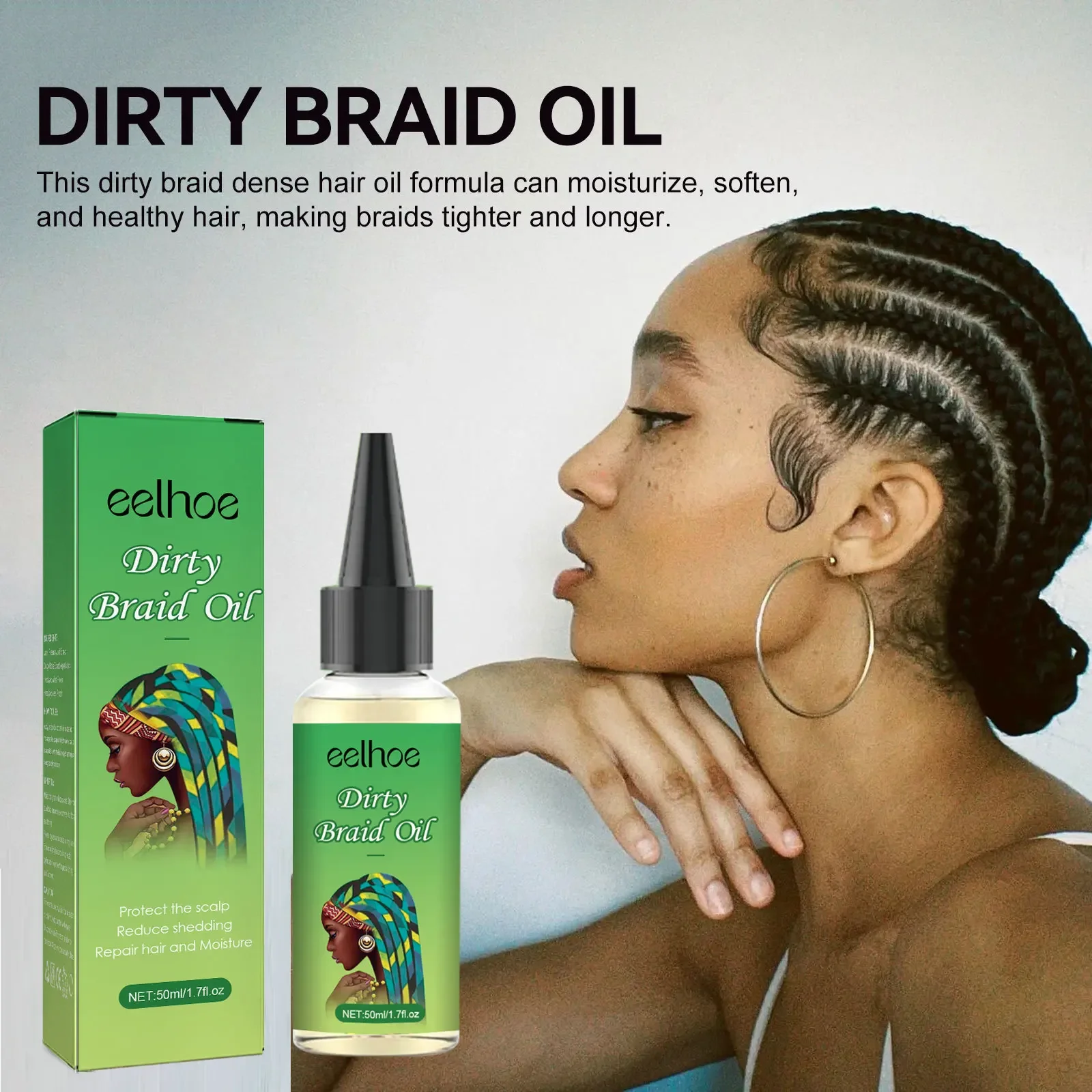 Description Picture 6 of itemNew Sdottor Dreadlocks Tight Hair Oil Cleans Scalp, Softens Hair, Nourishes Hair, Prevents Hair Loss, Strengthens and Repairs Ti