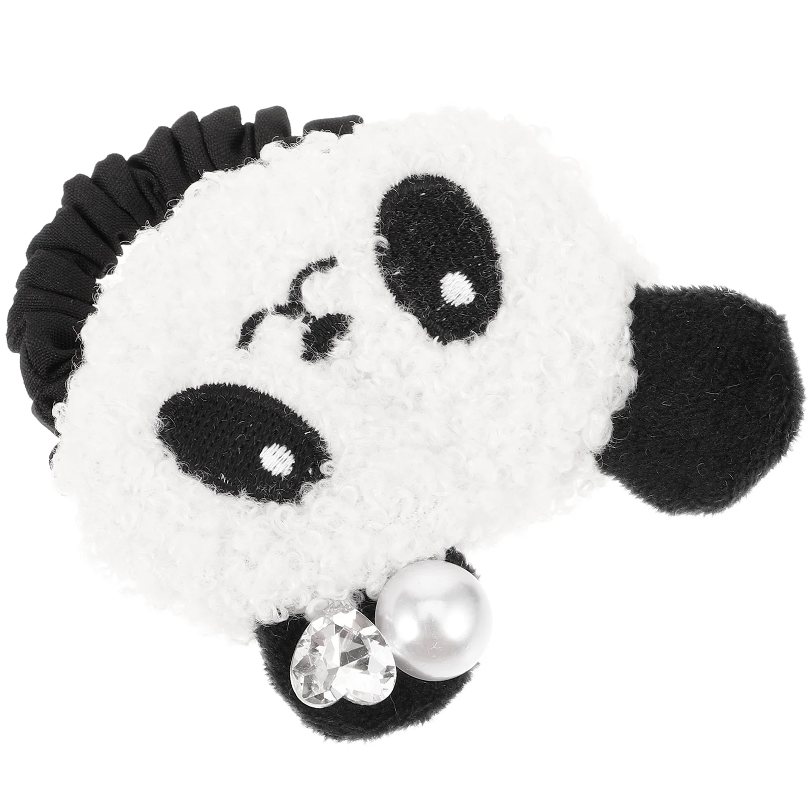 

Hair Tie Women Hair Scrunchie Elastic Hair Scrunchie Cartoon Panda Ponytail Holders for Girls