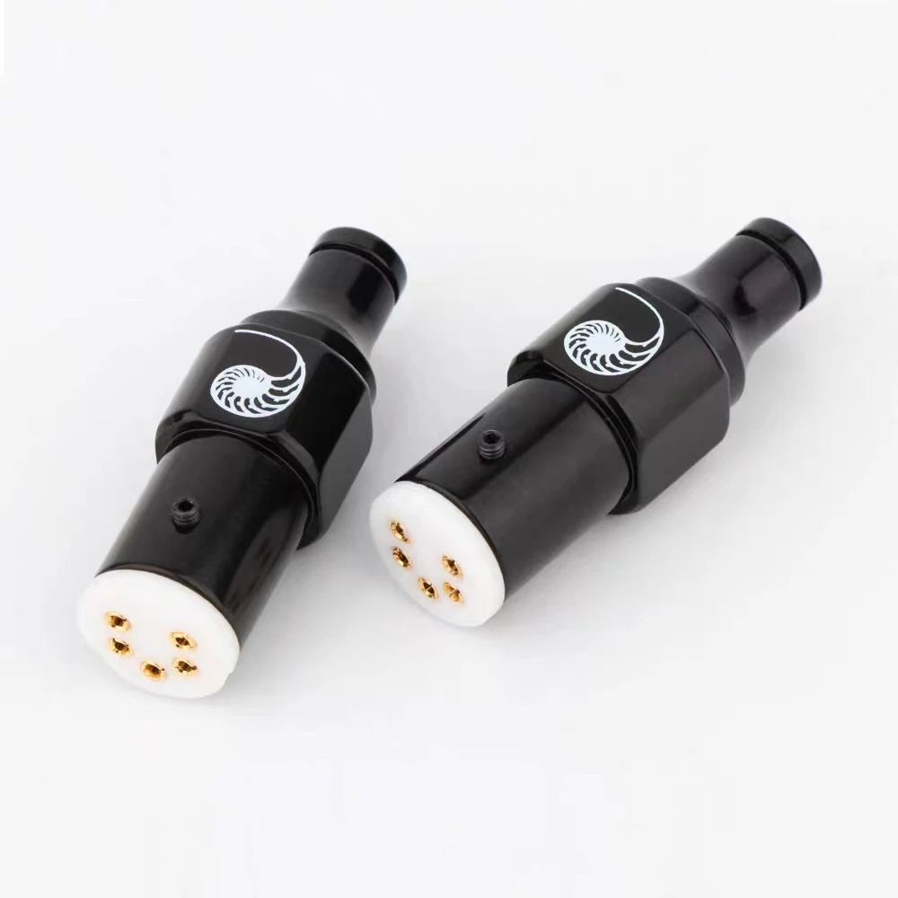 1 Pz Hifi Cardas Vinile Lp Phono Cinque Pin 5 Pin Spina Sede Femmina Din Per Amp Audio Tonearm Line Tonearm Cavo Di Segnale Di Linea