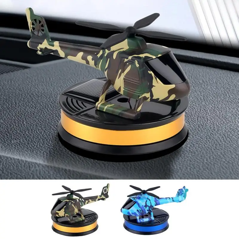 

Car Air Freshener Solar Helicopter Modeling Flavoring Perfume Diffuser Aromatherapy Decoration Propeller Interior Accessories