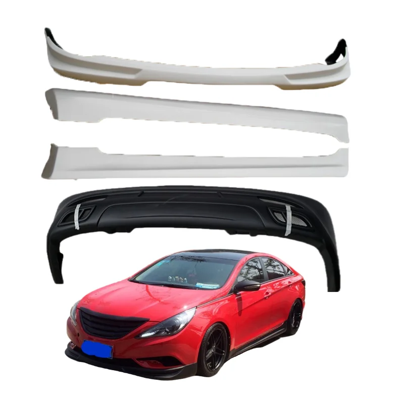 

Wide Body Kit For Hyundai SONATA ,the Pp Auto Body Systems includes Front Rear Bumper Lip,Side Skirt