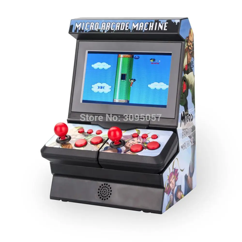 NEW Mini Arcade Handheld Game Players 8 Bit 4.3 Inch Video Game Console Built in 300 Games 2.4G Dual Wireless Remote Joystick