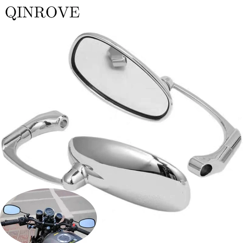Specchietti Moto 8/10Mm Iron Abs Specchietto Retrovisore Universale Per Ducati Monster Scrambler Streetfighter 748 749 Benelli Trk 502X