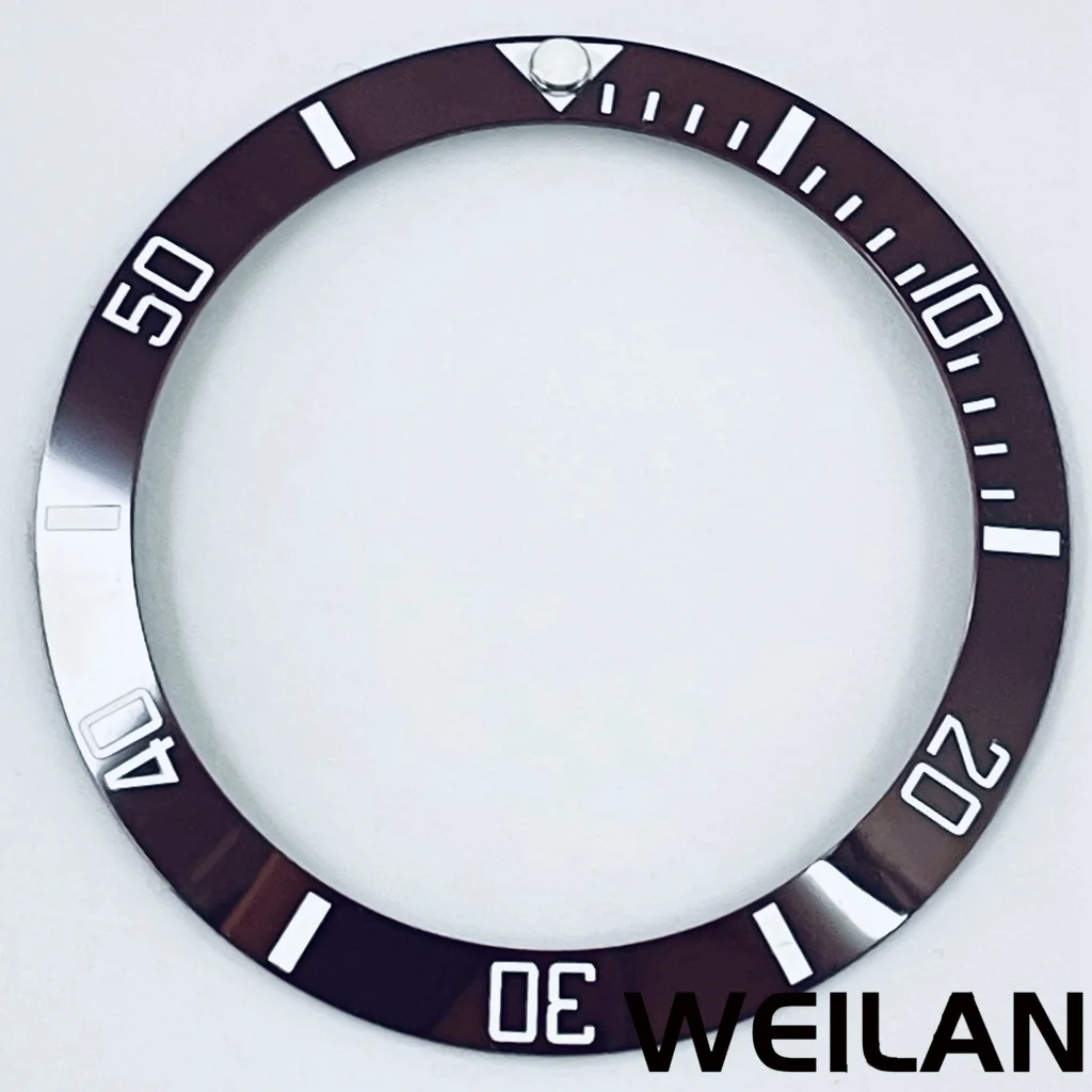 Ceramic & Aluminum GMT Diver-Style Bezel Insert for 40mm Cases - Premium Diving Accessory