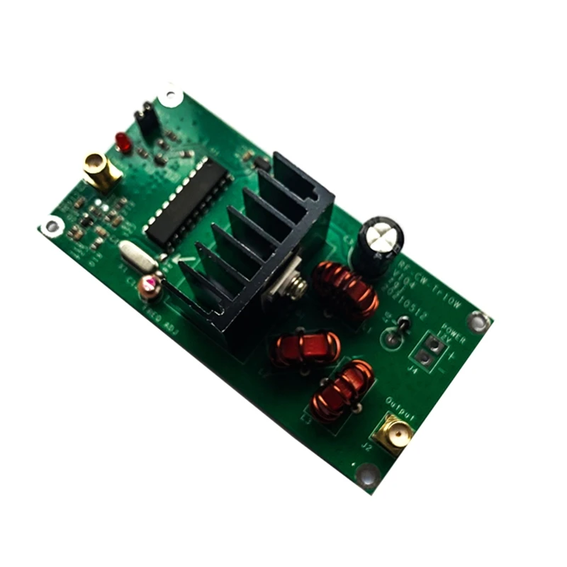 

10W 13.56MHz Wireless Transmission Power Amplifier Board QRP Radio Transmitter 40dB Finished Board Working 8-15V