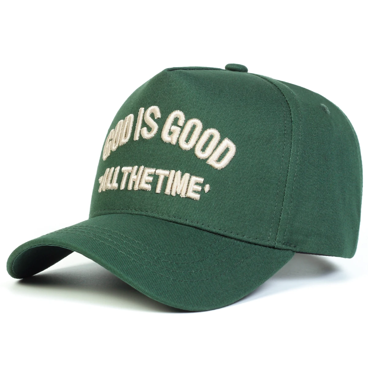 Unisex Baseballkappen mit GOD IS GOOD Buchstaben-Stickerei, Frühling Herbst Outdoor Verstellbare Freizeithüte Sonnenschutzkappe Sportmütze – Detail 5