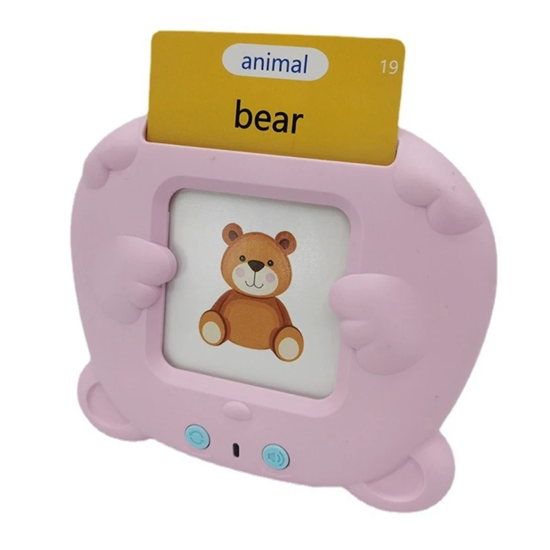 

Talking Cards Baby Learning Educational Toy Reading Machine with 255 Words Preschool Interactive Learning Toy