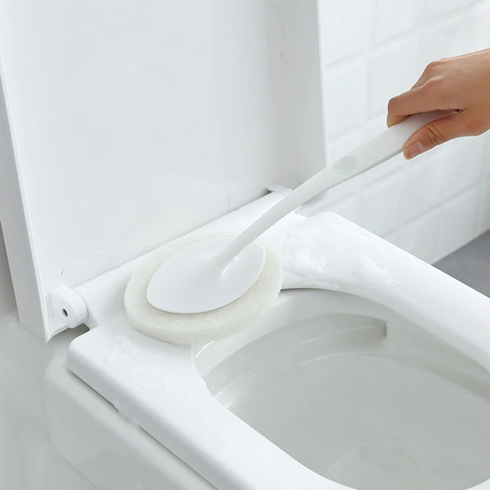 Multifunctional Cleaning Sponge Brush Dishwashing Kitchen Toilet Bathroom Decontamination Tool Tile Floor Tile Brush