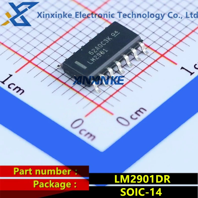 

10PCS LM2901DR LM2901 SOIC-14 Analog Comparators Quad Differential Ind Temp Amplifier ICs Brand New Original