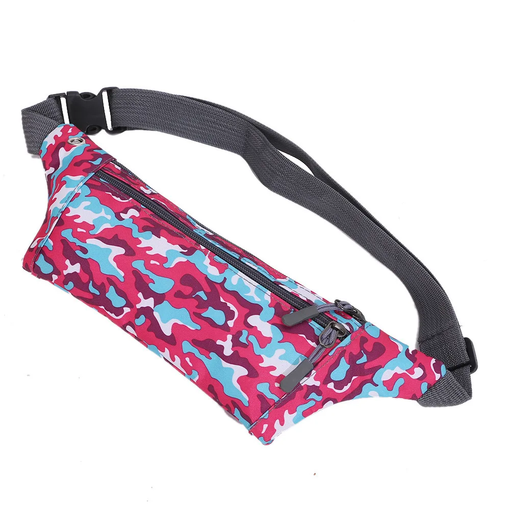 

Professional Running Zip Women Waist Bag Men Camouflage Travel Outdoor Sport Purse Phone Pouch Pocket Fanny Packs Hip Belt