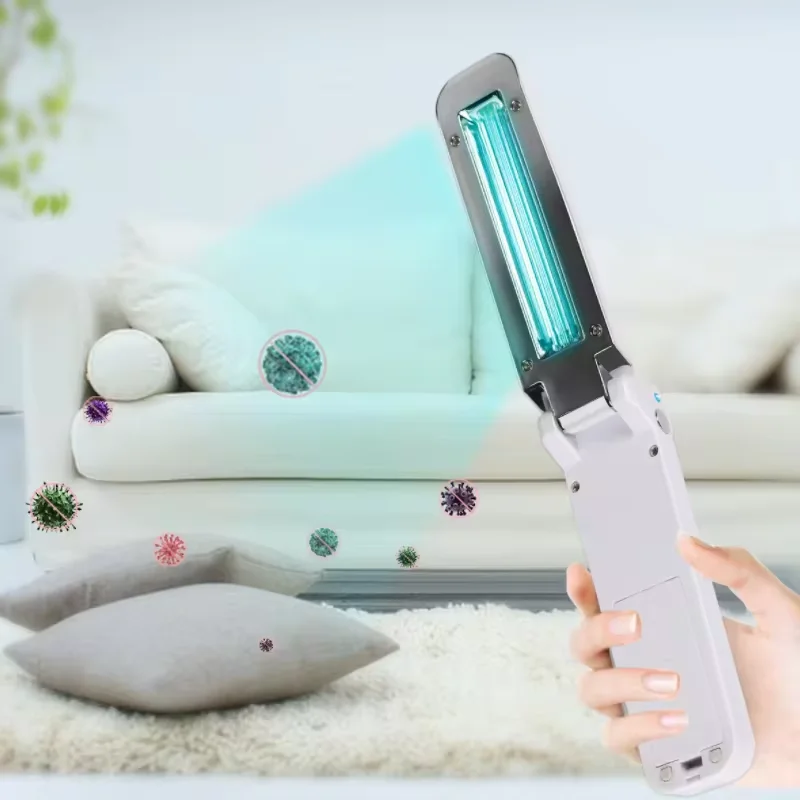 UV Sterilization Lamp Germicidal Lampe Sterilization Handheld Lamp USB Powered UV UVC Quartz Lamp Sensor Sterilization Ultraviolet Light Disinfectant uv disinfection lamp
