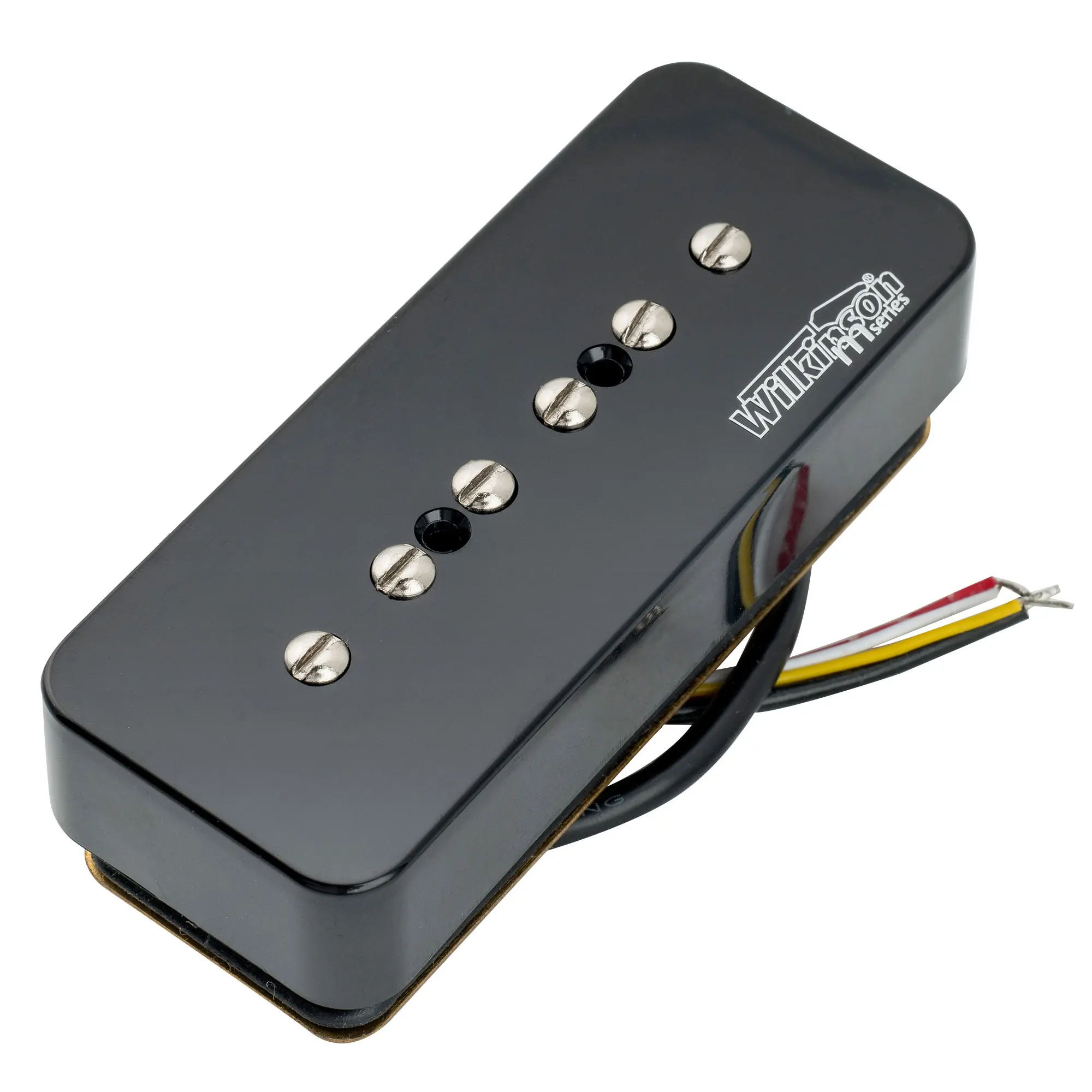 Wilkinson M Series Stacked P90 Soapbar Keramik-Einzelspulen-Tonabnehmer in Humbucker-Größe, Halssteg-Tonabnehmer für SG LP-E-Gitarre – Detail 11
