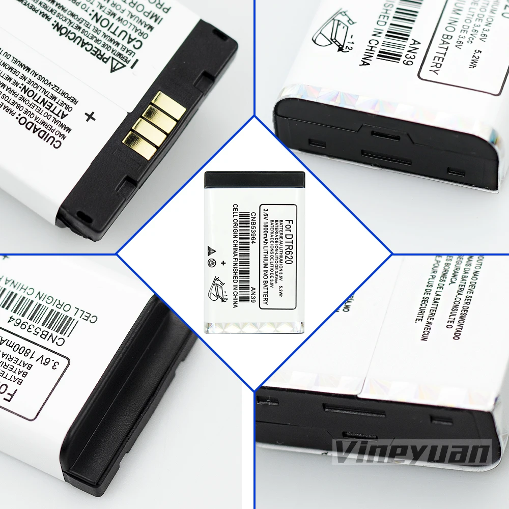 Bateria para Motorola Dtr620 Dtr 620 Dtr650 Dtr 650 Rádios Bateria de Íon de Lítio Recarregável 3.6v 1800mah Cnb53964 Dtr620 - Image 6