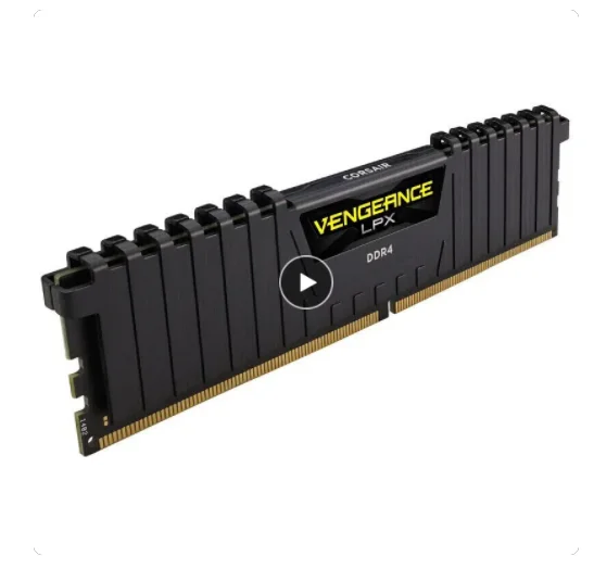 

CORSAIR 8GB 16GB 32GB DDR4 Black Memory Bar Vengeance Ram 3200MHz 3600MHz высокоскоростная карта памяти для настольного компьютера