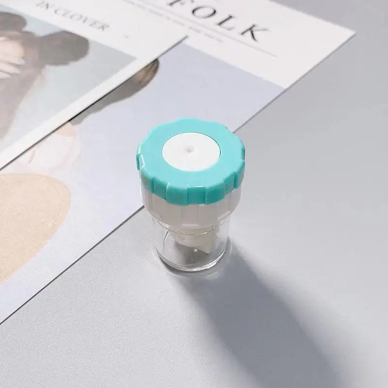 Compact Manual Contact Lens Washer & Cleaner | Portable Case for Everyday & Travel Use